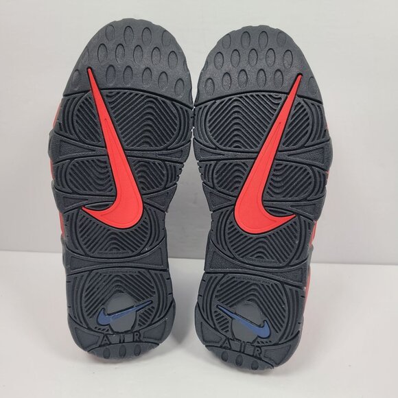 Nike Air More Uptempo Youth Red Black Sneakers DM0017-001 US Size 6Y - Picture 7 of 8